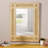 Mango Wood / Mdf / Cane Fitted  Mirror