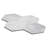 10.25" x 10.25" Marble Mosaic Wall Tile