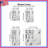 Paper Flowers Window Curtains Floral Sheer & Room Darkening - 2 Panels-279211335-279211331