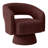 Upholstered Swivel Accent Barrel Chair-2103261185
