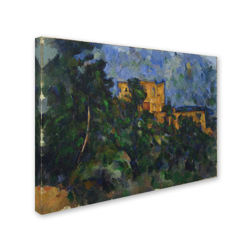 « chateau noir », reproduction sur toile tendue, H 18 po x l 24 po