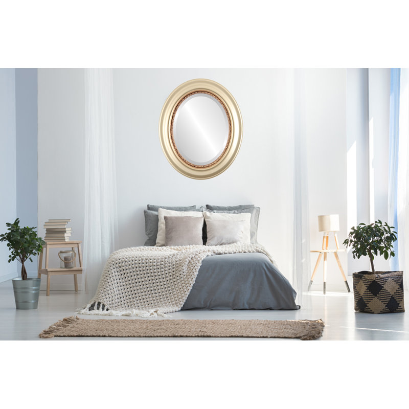 Winchelsea Oval Mirror, 45" x 35", Sunset Gold