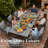 5 Pieces Outdoor Dining Set Woven Rope Wicker Patio Dining Set With Rectangular Aluminum Table And Modern Armrest Dining Chairs-143791137-143791151-143791146