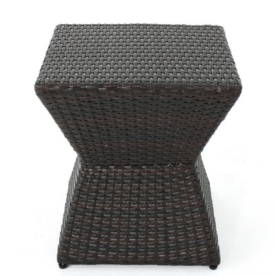 Outdoor Wicker End Table