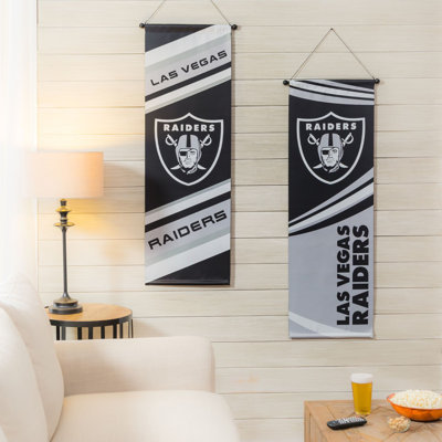 Bannière NFL en polyester 46 po x 15 po à 2 côtés