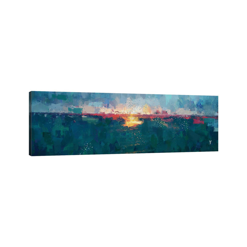 Sunset Seascape III by Van Credi - Wrapped Canvas Panoramic Gallery-Wrapped Canvas Giclée