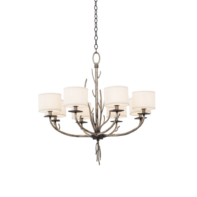 Lustre en bronze 8 LT Denali Kalco