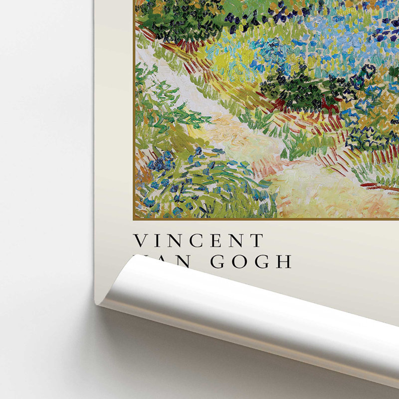 «Van Gogh's Garden at Arles», reproduction , H 10 po x l 8 po, Ne s’applique pas