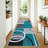Washable Area Rug Modern Geometric Accent Rug, Non-Slip Contemporary Floor Mats, Stain-Resistant Soft Low Pile Indoor Carpet for Bedroom, Nursery, Living Room-1551697576-1551697578