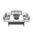Dekayden 10 - Person Patio Conversation Set with Cushions-856939354