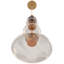 Avra Glass And Metal Pendant