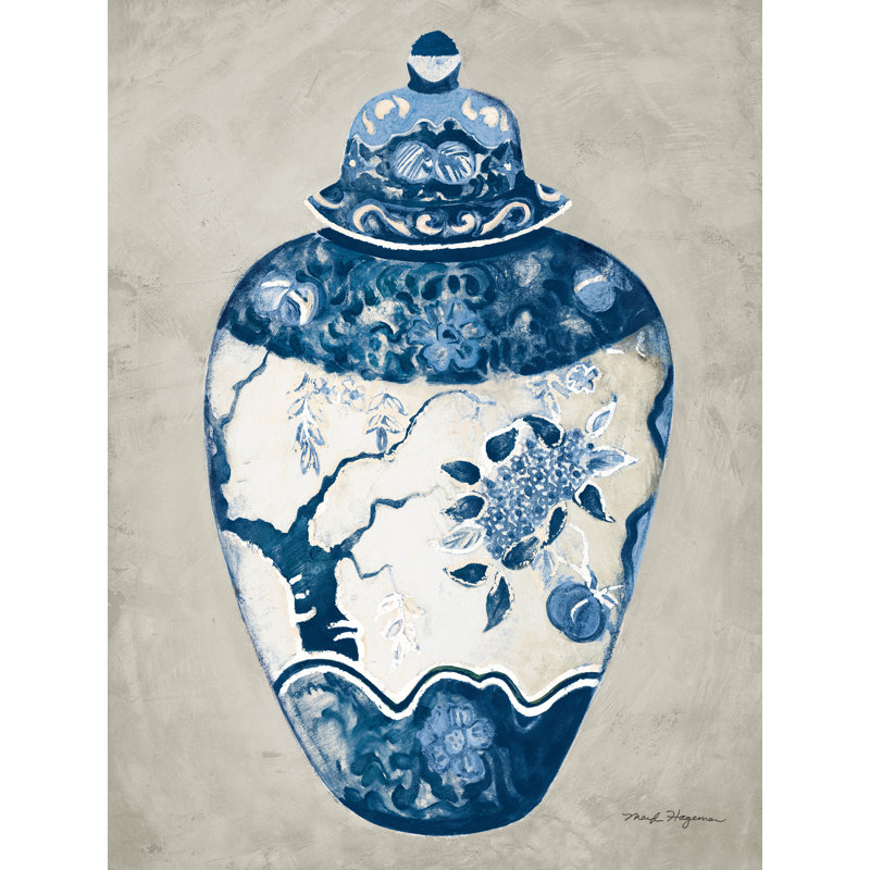 Imari Urn I Chinoiserie, H 16 po x l 12 po
