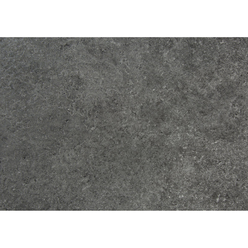 Side Table For Bedroom - Grey Laminate, Modern Finish End Stable Metal Support