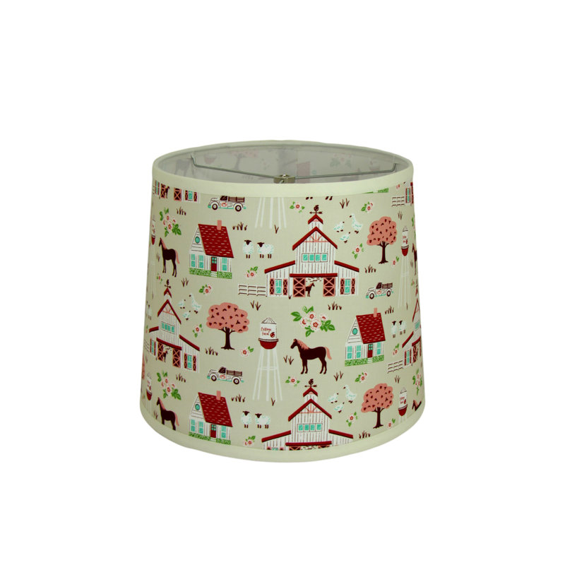 Drum Lamp Shade, 10" H x 12" W x 12" D