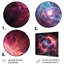 «Pink Galaxy Nebula Odyssey I», art mural en métal Galaxies-450463903