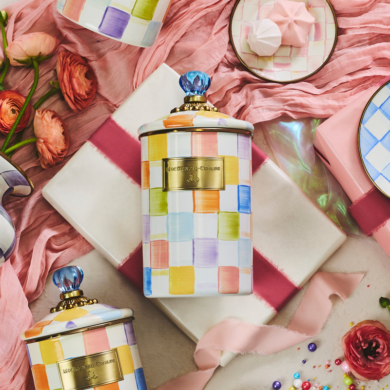 Confetti Check Canisters