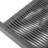 Gray And Dark Rope Seat Outdoor Dining Chair , 2 With Aluminum Frame Modern Chairs For Use, Gray,  2