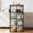 8 Cube Metal Storage Organizer,Display Modular Bookshelf Shelf for Bedroom,Office,Black