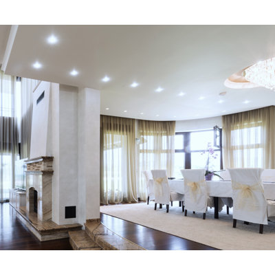 D-series 3'' 8 Watt Dimmable LED Retrofit Recessed Lighting Kit