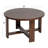 Elysa Elegant Acacia Trestle Round Coffee Table-2005853319