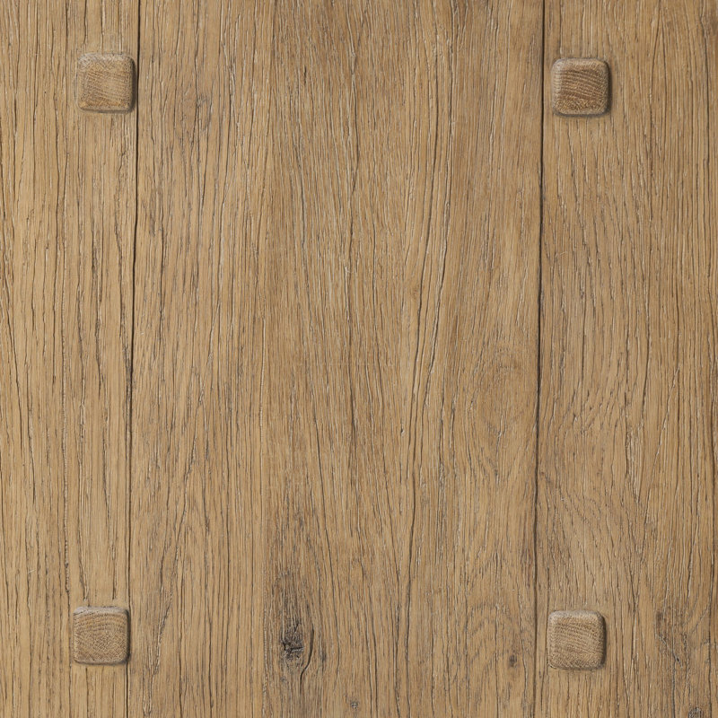 Zeno End Table, Distressed Blonde Oak