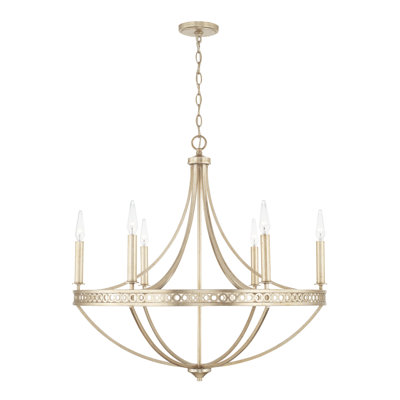 6 - Light Dimmable Empire Chandelier