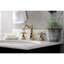 Robinet de salle de bain espacé à deux poignées à 3 poignées avec bonde escamotable Kingston Brass Metropolitan-58259879