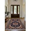 Tapis marocain beige / brun en coton et polyester à imprimé numérique Albasa Collection-146336561