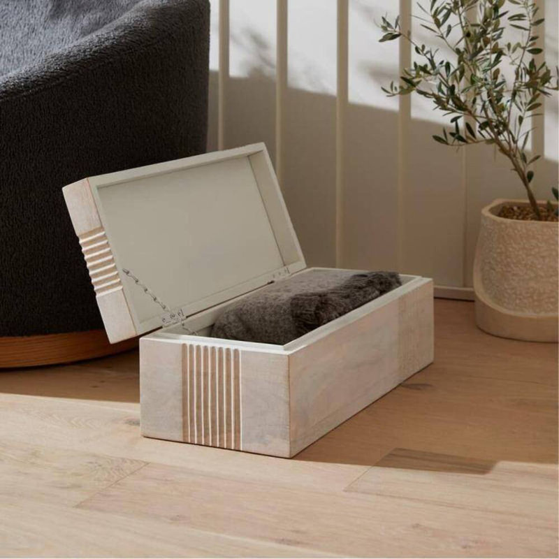 Kamira Solid Wood Decorative Box