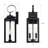 Aurelia 18"  2-Light Modern Black Outdoor Wall Light for Porch and Garage-1582403002