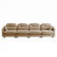 Canapé modulaire modulaire au design flexible et tissu chenille de qualité supérieure pour plus de confort et de style-116780829