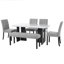 Ensemble de table de salle à manger moderne 6 pièces-74692971-74692968