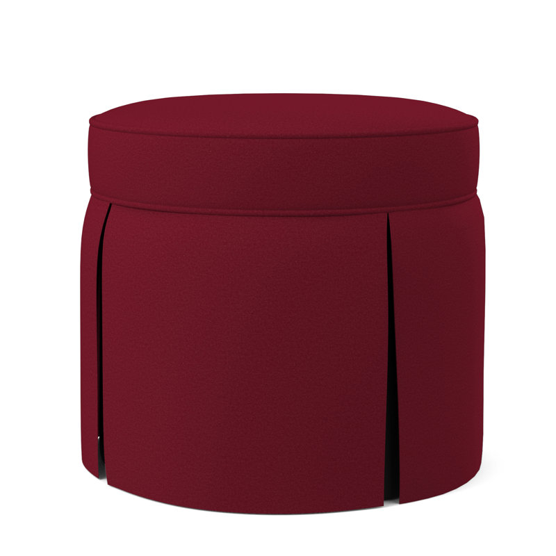 Repose-pieds Bella, Mélange de polyester rouge à lèvres Margaret