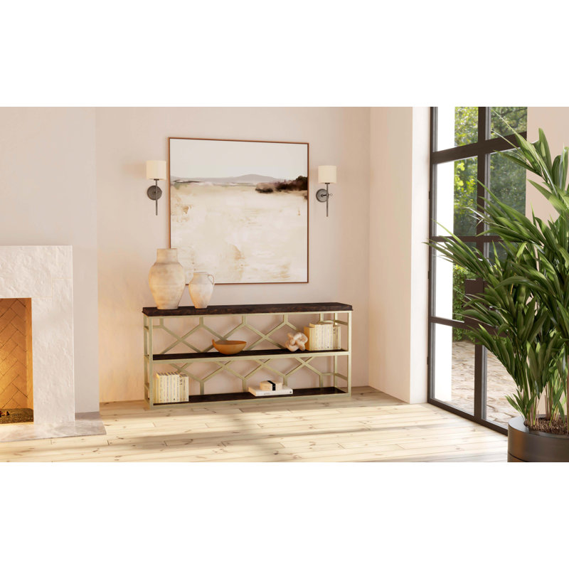 Melange 72.25'' W Console Table