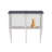Cat Window Box, 43.3" Catio Outdoor Cat Enclosure for Sunbathing, Napping & Viewing, Window Perch for Large Indoor Cats - All Weather Use, Cat Cage