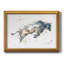 Modern Bull Study I - Peinture sur toile encadrée