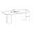 Beige Rectangular Sintered Stone Tabletop Dining Table-1276404875