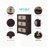 20 Inch Wide Folding Storage Cashion with 5 Tiers, Magnetic Door, and Wheels for Versatile Use and Easy Organization-1898940793