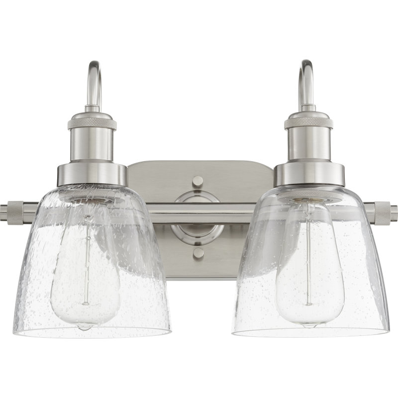 Dirksen 2 - Light Dimmable Vanity Light, Satin Nickel