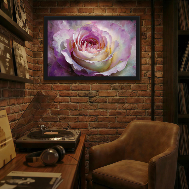 Plantes et fleurs, impression d'art sur toile, H 20 po x l 30 po