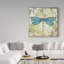 Deagen «Dragonfly on Tin Tile 2», reproduction d'impression sur toile tendue-30366052