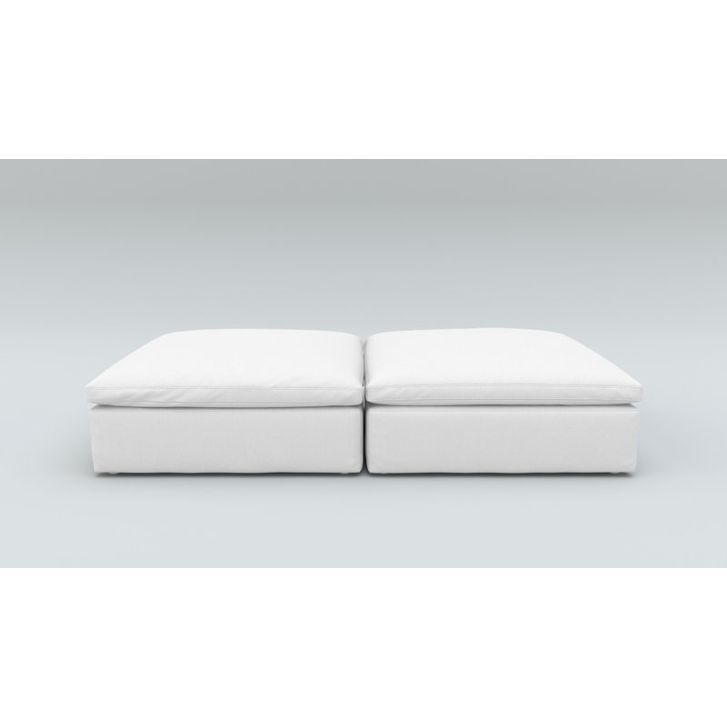 Avalbane Upholstered U-Shaped Sectional with Ottoman Reversible