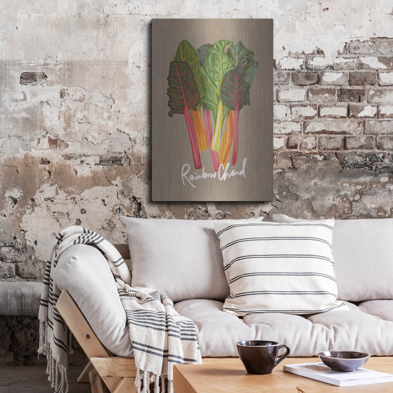 Luxe Art 'Rainbow Chard'  by Elizabeth Caldwell Wall Art