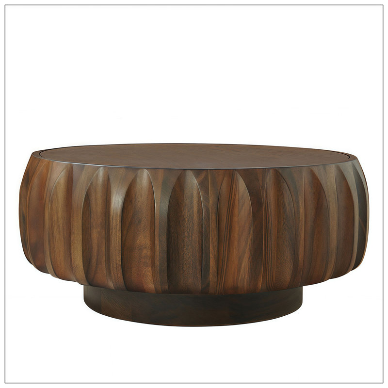 Table basse de salon, Noyer