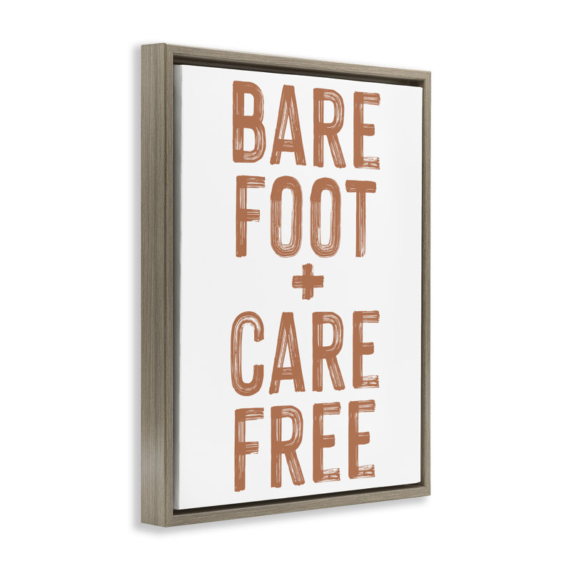 Cadre flottant Barefoot Carefree, Cadre flottant orme Montalcino, H 21 po x l 17 po