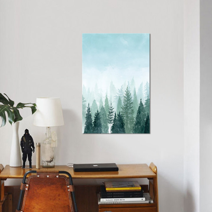 «Into the Trees II», reproduction sur toile, H 12 po x l 8 po x P 0,75 po, Toile tendue, Pas de tapis