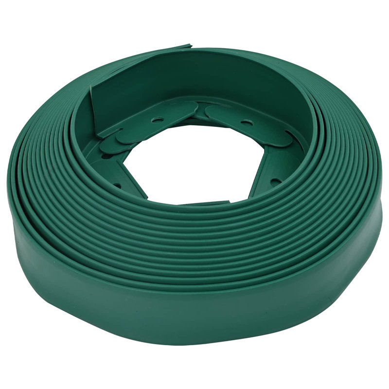 Plastic Lawn Edging, 5cm H x 1000cm W, Green
