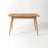 Fjord 47-63"L Solid Oak Extendable Dining Table
