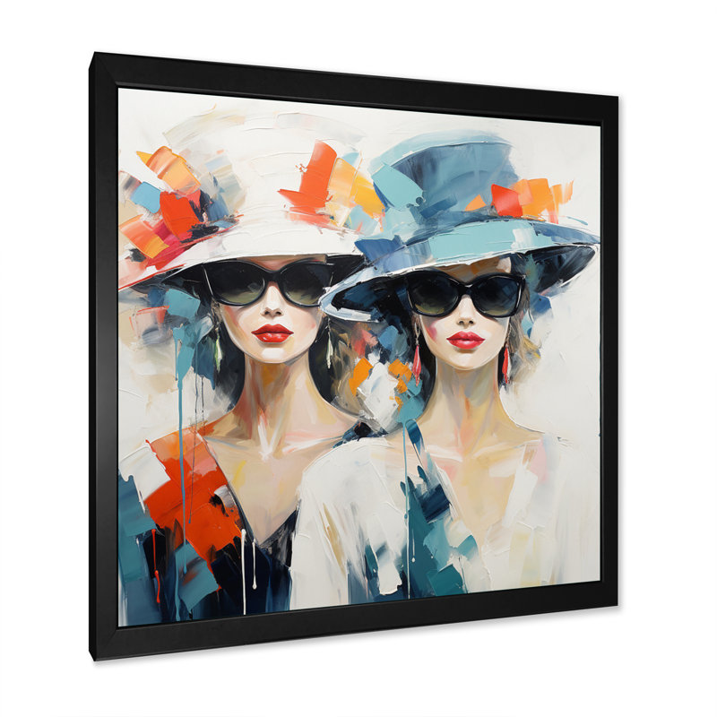 Collection Fashion Hats VI - impression sans cadre sur métal, H 16 po x l 16 po, Metal