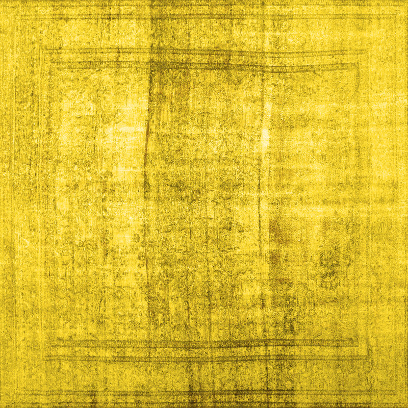 Eufimia Washable Abstract Indoor Rug, Square 6'